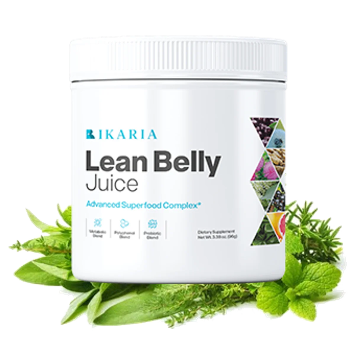 Ikaria Lean Belly Juice Weight Management Supplement Bottle (Front Label)